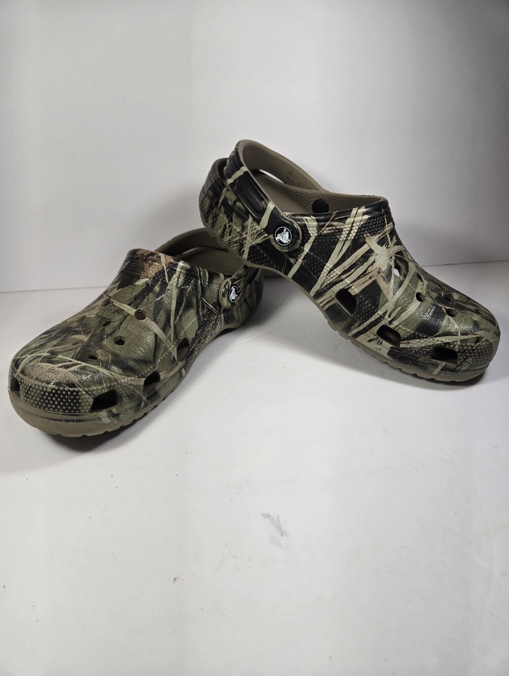 Crocs Unisex Classic Realtree Clog Mens Sz 8 Womens Sz 10 Slip On Advantage Camo - Picture 2 of 5